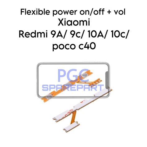 Jual Flexible Konektor Power On Off Volume Xiaomi Redmi A C A