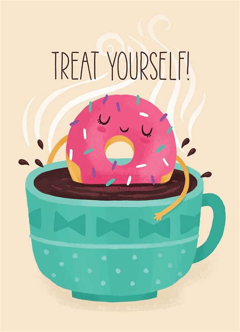 Treat Yourself Coffee And Donuts Hd Phone Wallpaper Pxfuel