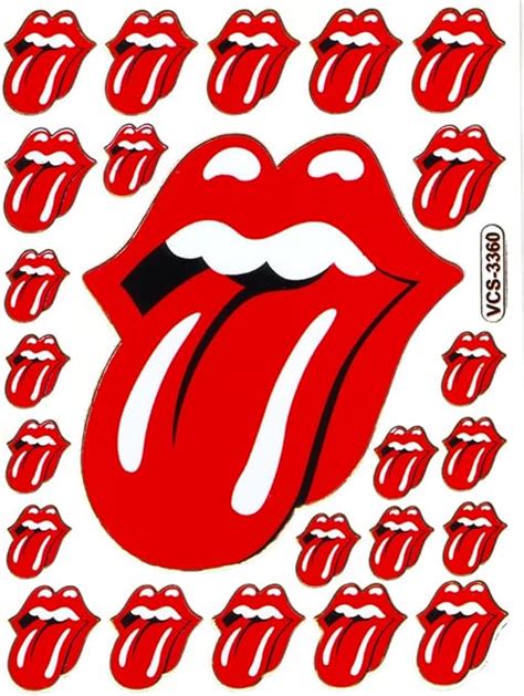 Rolling Stones Rote Zunge Aufkleber Amazon de Küche Haushalt Wohnen