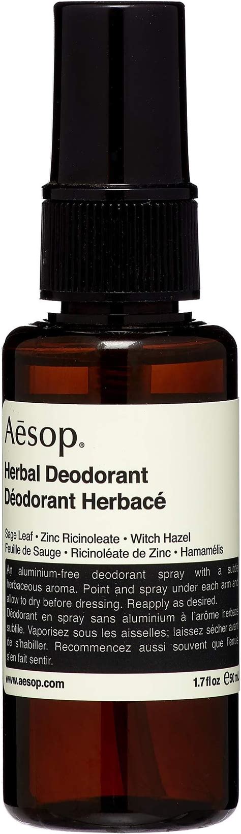 Amazon Aesop Herbal Deodorant Roll On 50mL Paraben Cruelty