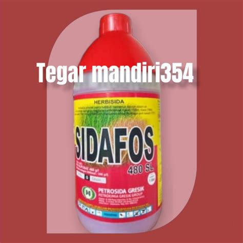 Jual HERBISIDA SIDAFOS 1LITER Herbisida Gliposat 480sl Sidafos 1liter