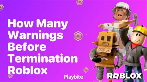 How Many Warnings Before Termination On Roblox Playbite