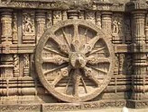 A Replica Of The Konark Wheel From The Sun Temple In Odisha S Puri