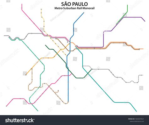 Sao Paulo Subway: Over 11 Royalty-Free Licensable Stock Illustrations ...