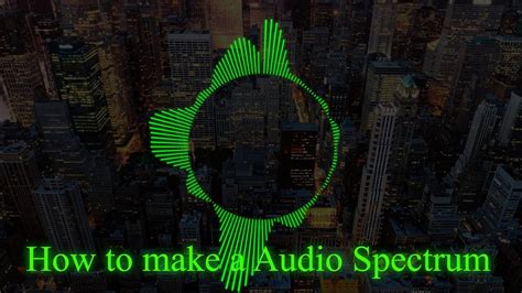 tuto after effects spectre audio pour débutant YouTube