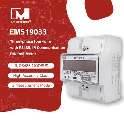 Ev Phase Multi Tariff Rs A Mid Certified Energy Meter For