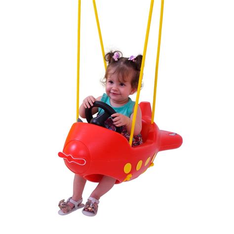 Balanço Xalingo Avião - Confira Balanço Infantil - Avião Vermelho - Xalingo - Rihappy - PBKIDS ...