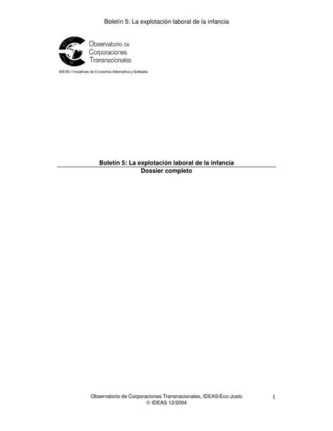 PDF Boletín 5 La explotación laboral de la infanciacatedraunescodh