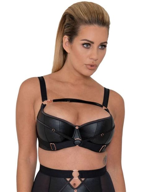 Scantilly By Curvy Kate Harnessed Padded Half Cup Bra Belle Lingerie