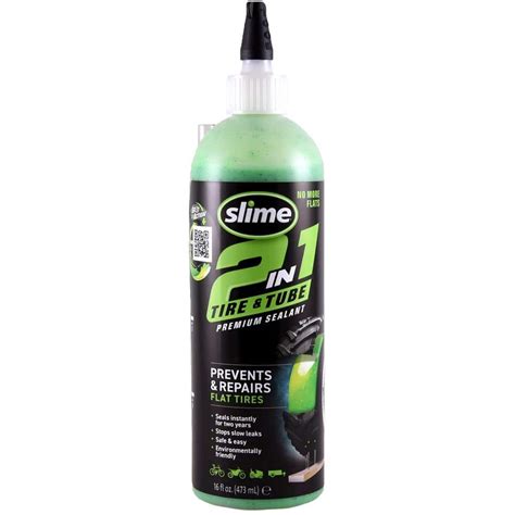 Slime 2 In 1 Tire Sealant For Tube And Tubeless Tires 16 Oz 10193