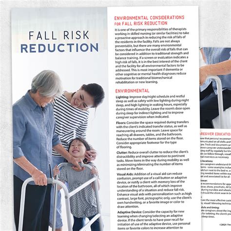 Environmental Considerations For Fall Risk Reduction Adult And