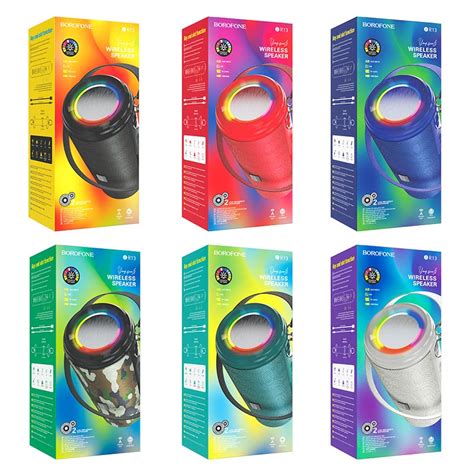 Купить Borofone BR13, 10Вт Портативная беспроводная колонка c RGB ...