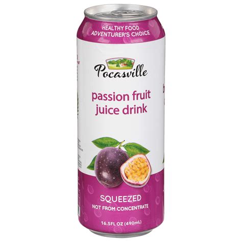 Pocas Juice Drink Passion Fruit Squeezed 16 5 Fl Oz Delivery Or Pickup Near Me Instacart