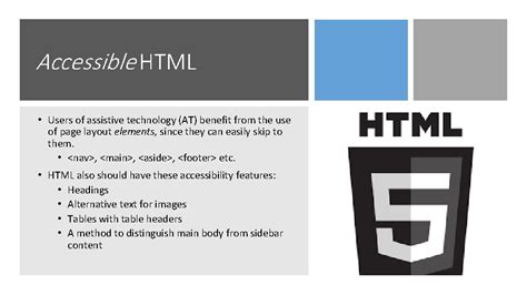 Accessible Html Why Its A Good Format For