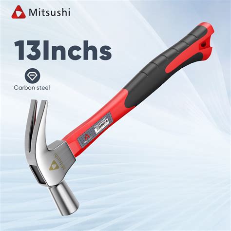 Mitsushi 13inches Multi-Function Hammer High Carbon Steel Hammer ...