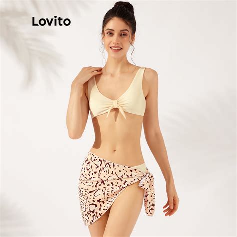 Lovito Set De Bikini Lindo Animal Lazo L23AD073 Multicolor Shopee México