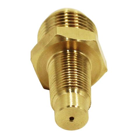 Mensi Gas Orifice Jets Connector Brass Hose Fitting 38 Flare X 18 Mnpt