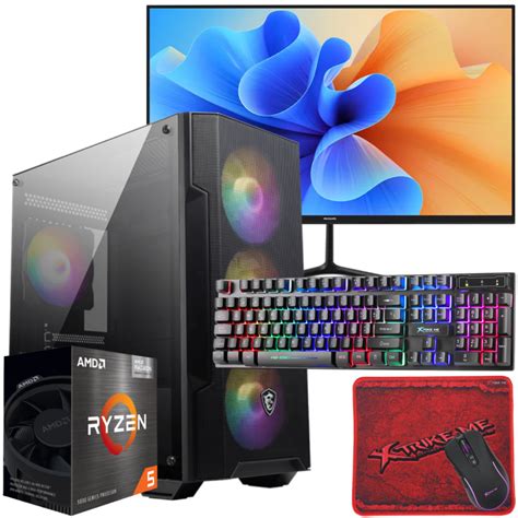 Setup Gamer Special Pc De Bureau Gaming Ryzen G Rx Vega