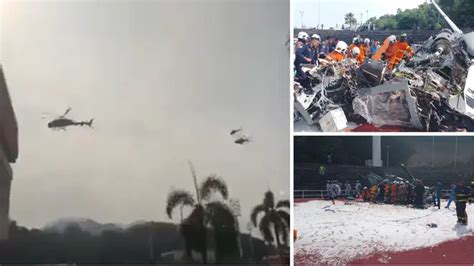 Ten People Killed After Two Malaysian Helicopters Collide Mid Air