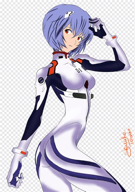 Rei Ayanami Anime Neon Génesis Evangelion Personaje Anime Púrpura