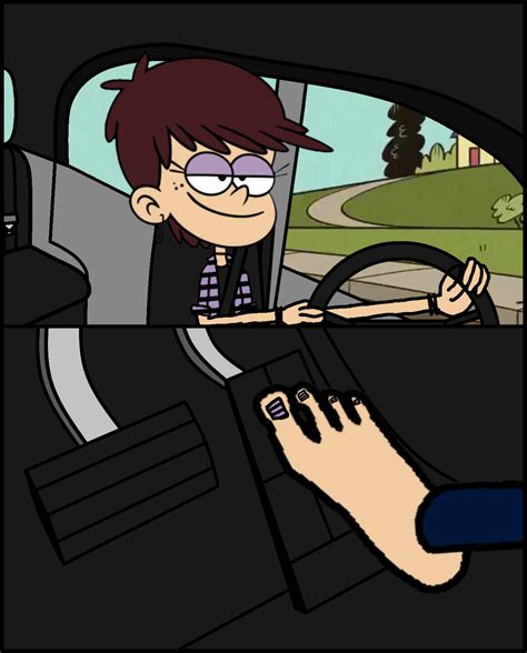 Bootless Luna Loud Pedaling Her Car By Stevenuniverserules On Deviantart