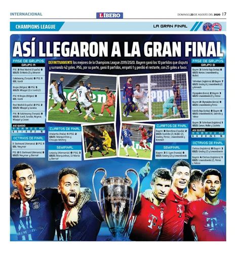 Pin en newspaper Diseño de periódicos Champions Disenos de unas