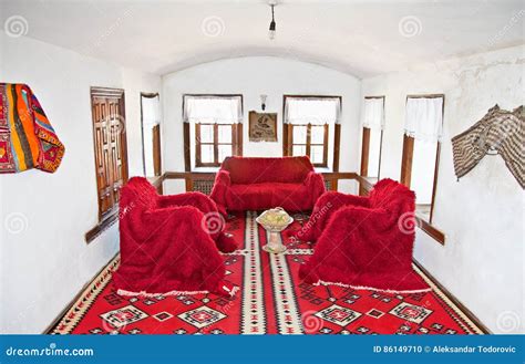 Inside Traditional Albanian House In Gjirokaster Editorial Image