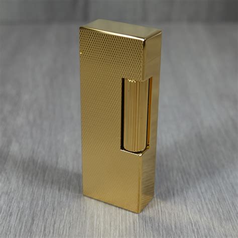 Vintage Dunhill Lighter K Gold Jacket Roller Gas Rollagas Nugget