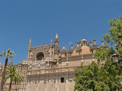 Architecture Detail of Seville Cathedral Stock Photo - Image of ...