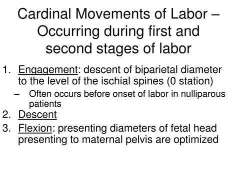 7 Cardinal Movements Of Labor Model Isseaware