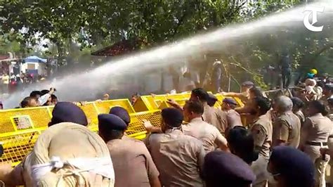 Chandigarh Aap Holds Protest Over Lakhimpur Incident At Punjab Mlas