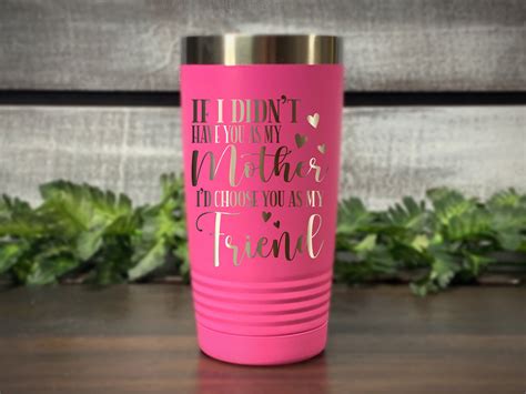 20 Oz Engraved Mother Friend Tumbler Mom Mug Ts For Her Etsy Mom