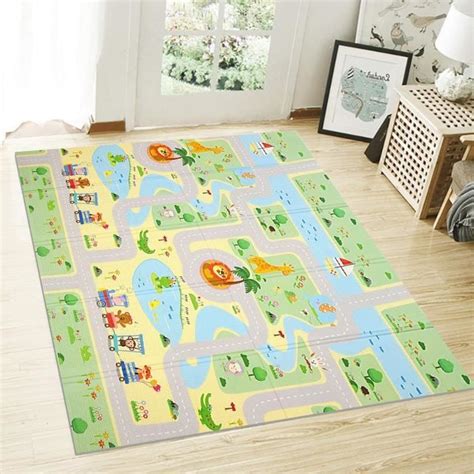 Tapis de jeu pour bébé Extra large Pliable En mousse non toxique