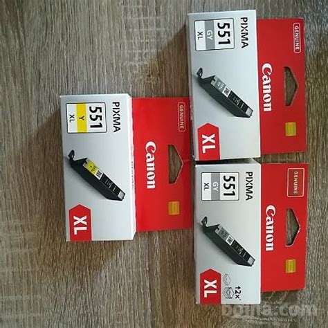 ORIGINAL CANON PIXMA XL KARTUŠE 551 GREY in 551 Yellow