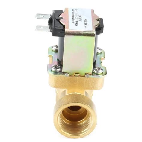 Valve électrovanne Electrovanne DC 12V laiton DN15 G1 2 Electrovanne