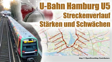 U Bahn Hamburg Planung für Linie U5 Stärken und Schwächen der