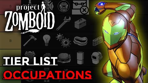 PROJECT ZOMBOID TIER LIST OCCUPATIONS YouTube