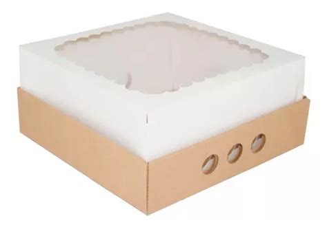 Caja Para Desayuno O Torta C Visor X X X Unidades Mercadolibre