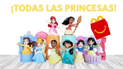 Princesas Cajita Feliz Mcdonalds Colecci N Completa Disney