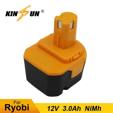 KINSUN Replacement Power Tool Battery 12V 3 0Ah NiMh For Ryobi Cordless