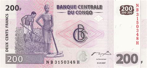 200 Francs Democratic Republic Of The Congo Numista