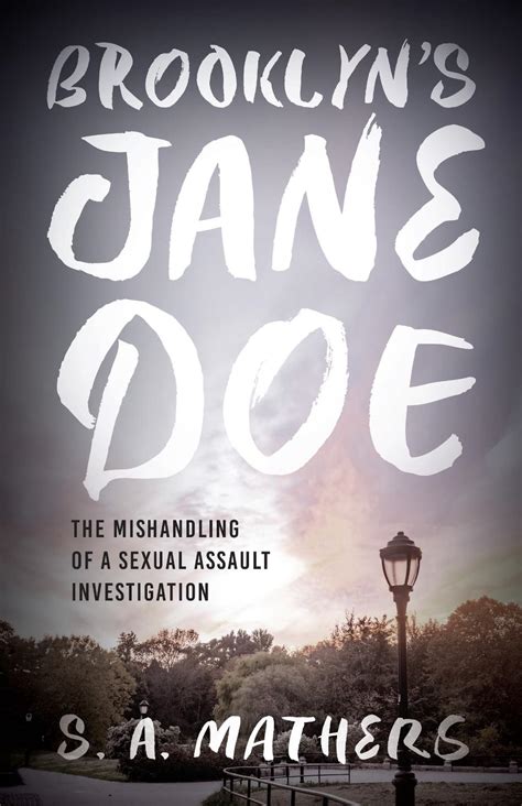brooklyns jane doe  sa mathers hardcover  buy