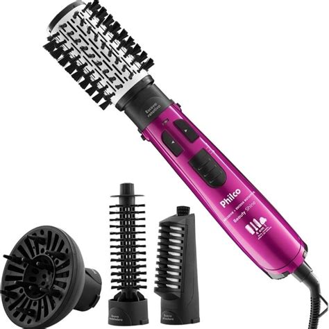 Escova Rotativa Ceramic Spin Ion Brush Pec V V Shopee Brasil