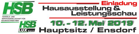 Hsb Hausausstellung Und Leistungsschau Hsb Handels Und