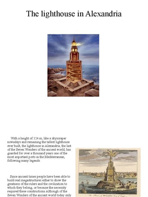 Farul Din Alexandria | PDF | Alexandria | Lighthouse