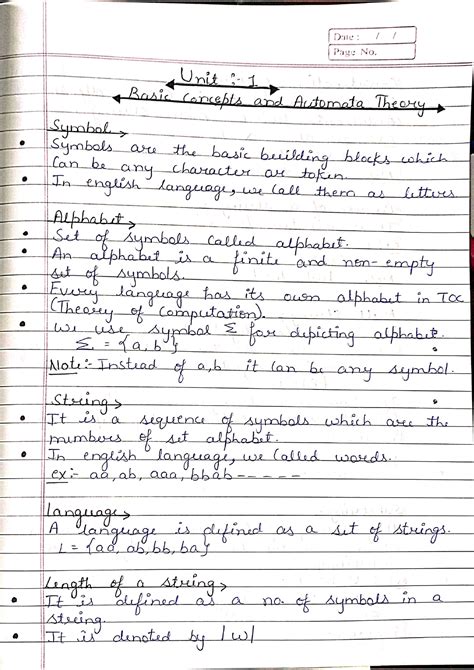 TAFL Unit 1 Very Helpful And New Notes B Tech CSE 2nd Year Studocu