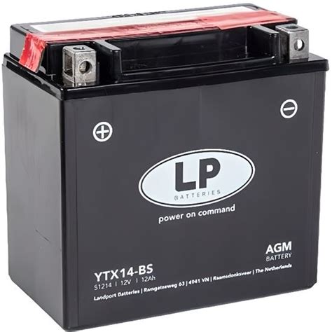 Landport Batterie Moto Ytx Bs Tanche Agm V Ah Cdiscount Auto