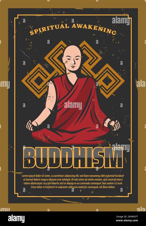 Buddhist Monk Red Robe Stock Vector Images Alamy