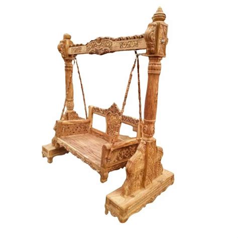 Modern Seater Wooden Swing Hand Carving At Rs Piece In