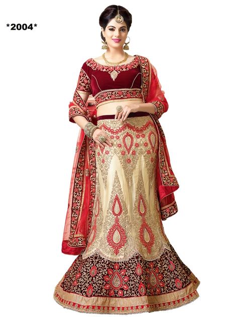 Ambaji Embroidered Bridal Lehengas At Rs 6400 कढ़ाई वाला दुल्हन का